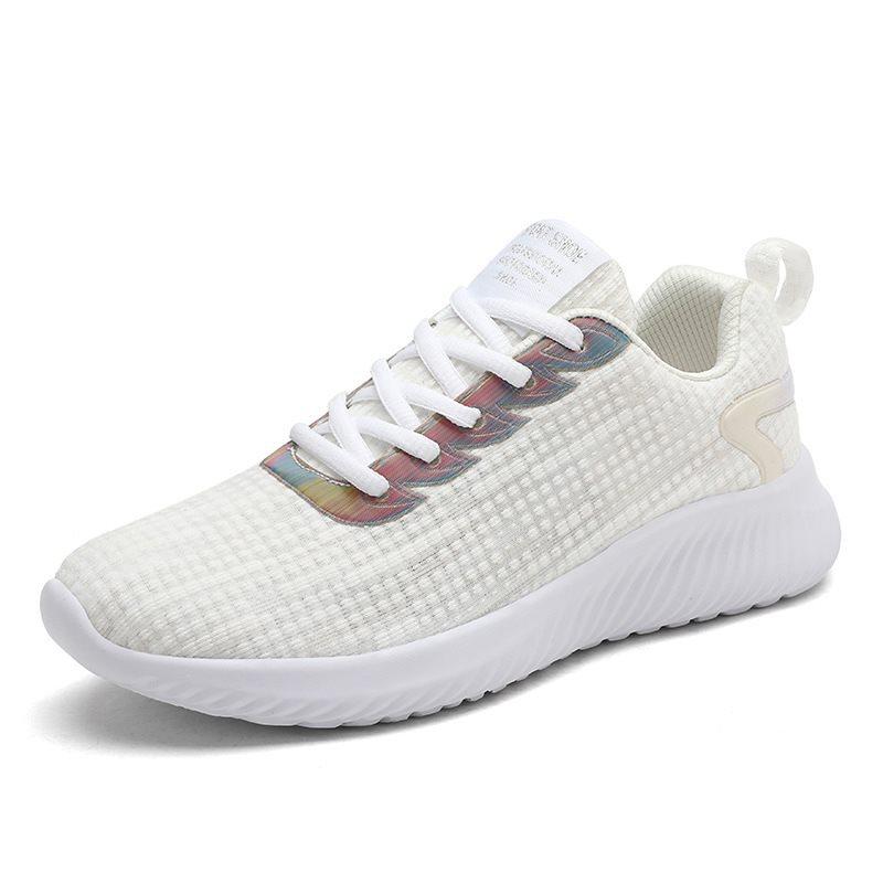 

Кроссовки для бега Дышащая трикотажная спортивная женская повседневная обувь 41 бежевый