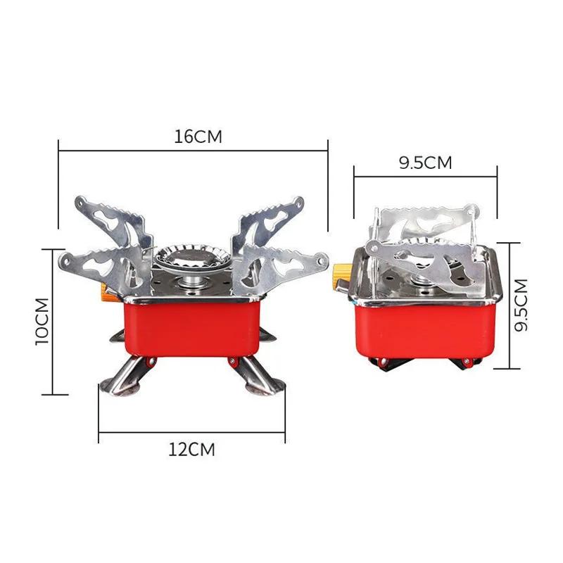 Portable Camping Gas Stove Mini High Power Foldable Windproof Cassette Stove Burner Outdoor Backpacking Camping Hiking Cooker Soft and Comfortable