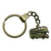 Ornate Gear Keychain Antique Style Punk Pendant Key Holder 30mm Ring