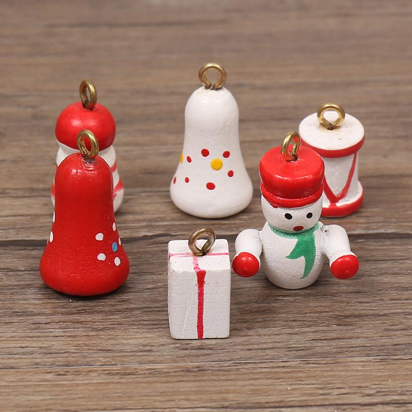 1 Pcs Christmas Decorations Creative Wooden Christmas Tree Ornament Home Desktop Party Decor Xmas New Year Kids Gifts