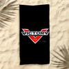 Marke Victory Motorcycles Handtuch Polyester Strandtuch Schnelltrocknend Sandfrei Badetuch für Sommer Pool Reisen Urlaub
