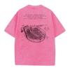 Anime Attack On Titan Acid T Shirts Casual Vintage Washed Shingeki No Kyojin Tee Short Sleeve Manga Gothic Tops Summer