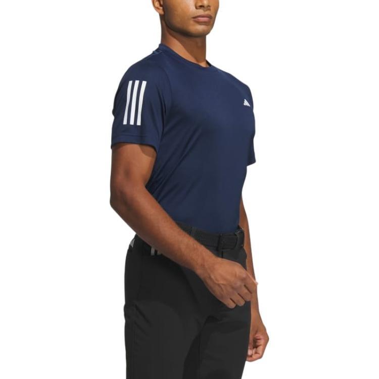 adidas Striped Fashion Quick-Dry Versatile Short Sleeve T-Shirt IN6633