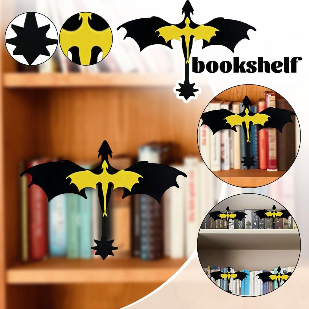 3D Drak Regál Dekorační Doplňky, Dekorace Rohu Knihy, Držák Knih Dvojitý Drak, Dárek Pro Milovníky Knih