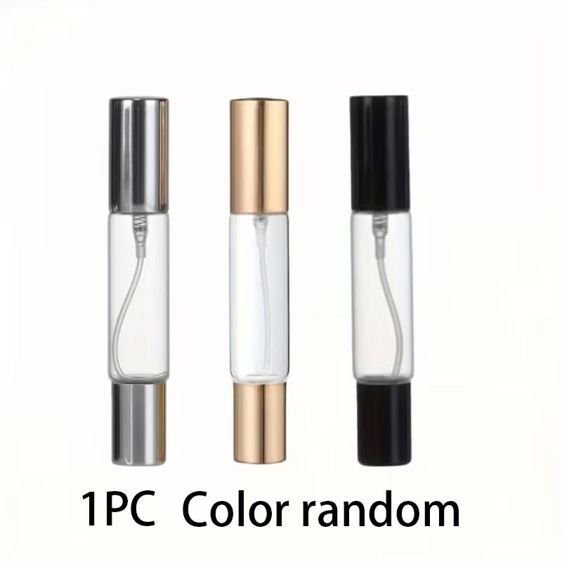 1pc, use perfume spray bottle with roller, transparent glass, easy to fill and portable, perfect for travel and office