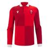 Macron Mens 2025 Wales RU Long-Sleeved Home Shirt