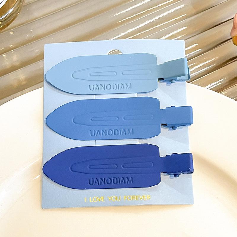 Dopamine Color Bangs Hair Clip Sideburns for Kids & Women - Duckbill Hairpin Headwear