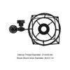 Metal Microphone Shock Mount Clip, Anti-Vibration Spider Microphone Shock Mount with Adjustable Locking Knob for Music Studio, Gaming, Live Recording,