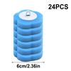 6/12/24PCS Brush Heads Blue Brush Head Set Disposable
