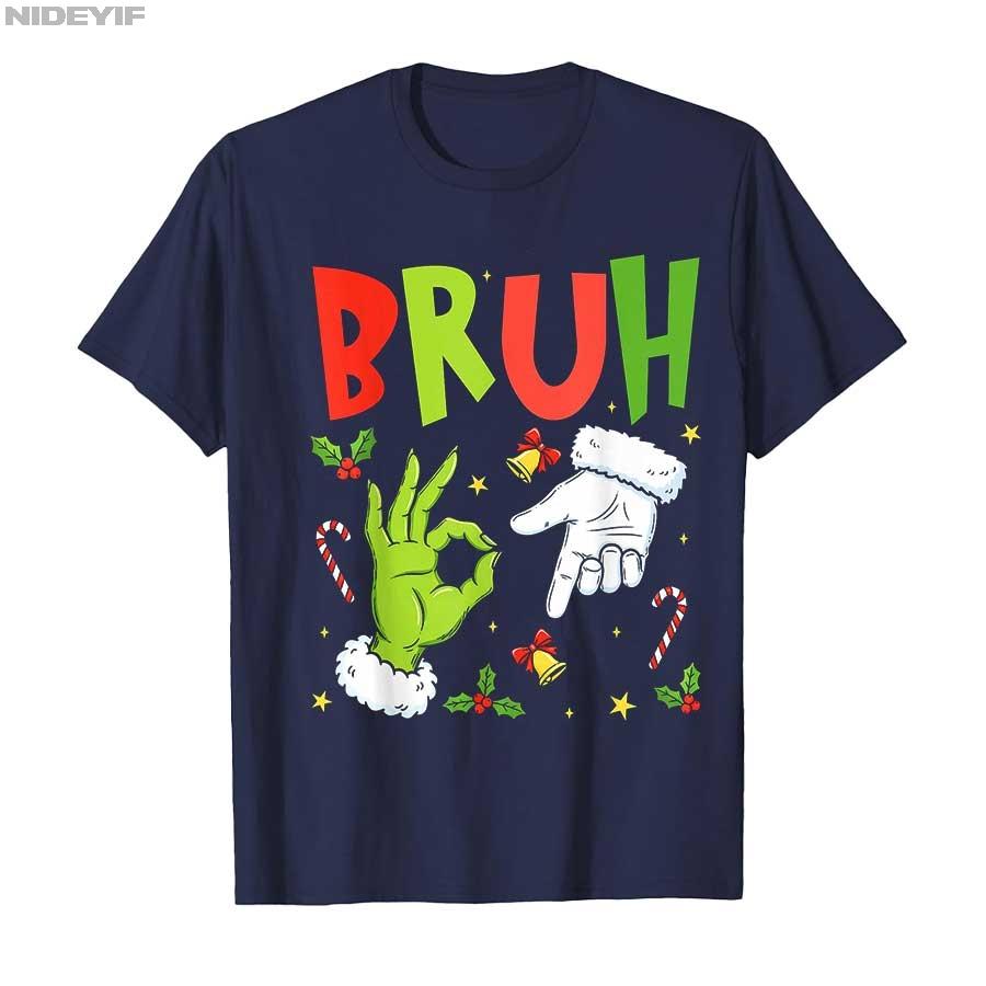 

Bruh Six Seven Meme Christmas 67 Bruh Christmas 6 7 Boys T-shirt For Men Women 100% Cotton T Shirts Short Sleeve Tops P640 4XL
