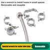 4/10Pcs Faucet Hose Wrenches Plastic Mechanical Water Supply Wrench For Toilet Angle Valve Removable Installation
