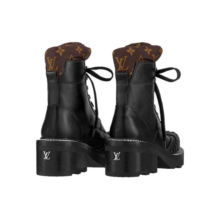 Louis Vuitton Beaubourg Louis Vuitton LV Ankle Boots Women's Black 1A94N4