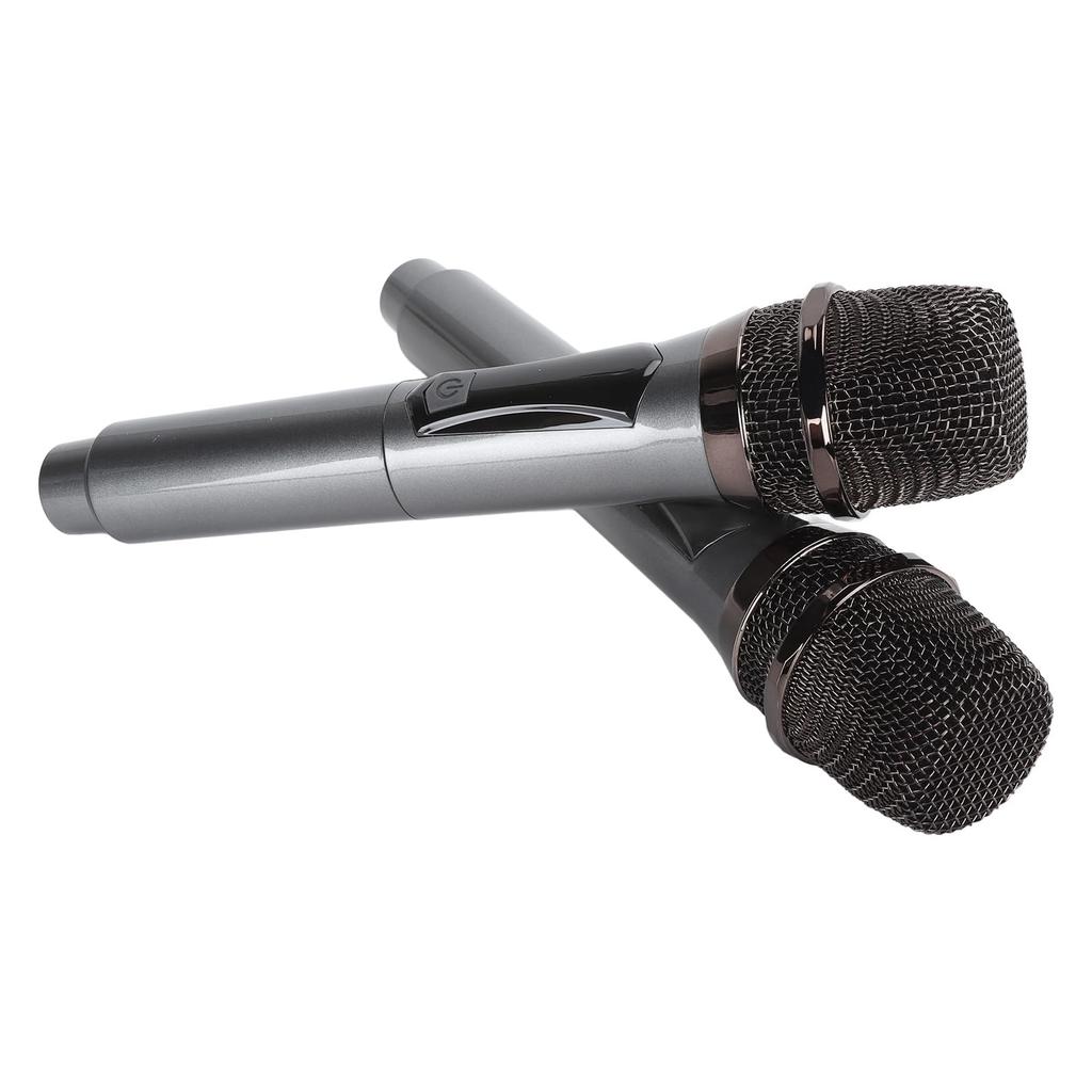 Vbestlife Professional Karaoke Microphone Set Wireless Handheld Dynamic Microphone with LED Display Easy Setup