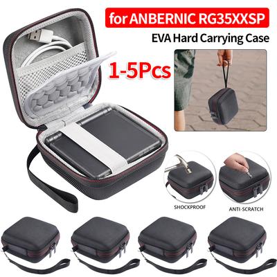 Lot de 1 à 5 étuis de protection de voyage en EVA pour console de jeu portable rétro ANBERNIC RG35XXSP, sac de rangement portable anti-rayures avec corde