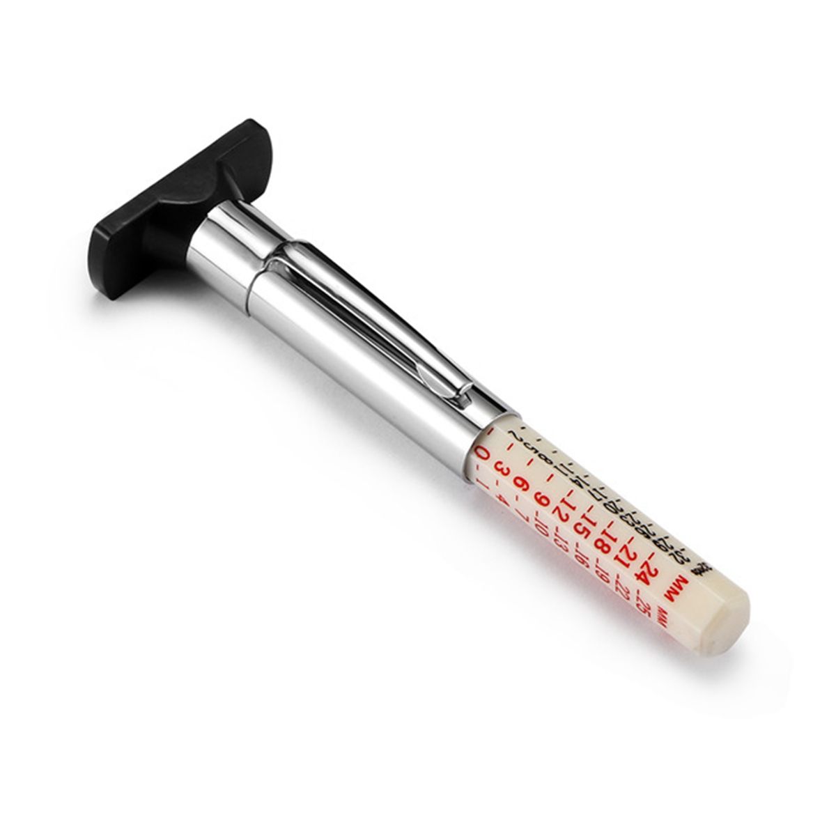 

25mm Car Digital Accurate Mark Measuring Pen Tire Ruler Depth Gauge Tyre Tread Single Color