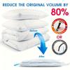 8pcs Extra Large Vacuum Storage Bag Set 15.75x23.62inch with 1 Manual Pump - Save Space, Air-tight Compression, Dust and Moisture-proof