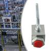 Hydraulic 2 Way Ball Valve Manual Operation with For BSP Threaded Connection Carbon Steel Body 500 Bar MWP for Oil Water Gas Use