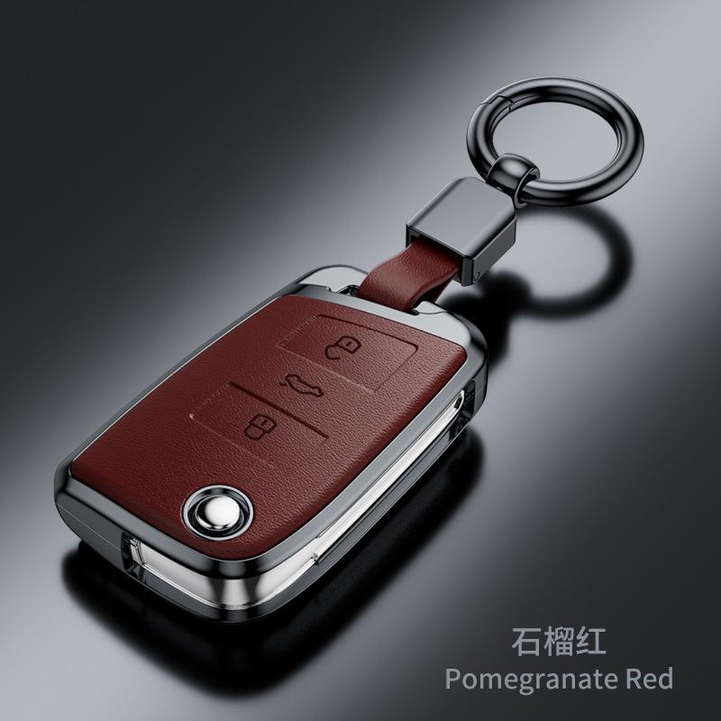Plastic Car Key Case Remote Cover Shell Holder Keyring Fob For VW Volkswagen T-ROC Golf 7 Polo Tiguan T-Cross Jetta EOS Beetle