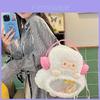 Plush Penguin Cartoon Backpack For Daily Use With Breathable Material And Zip Closure