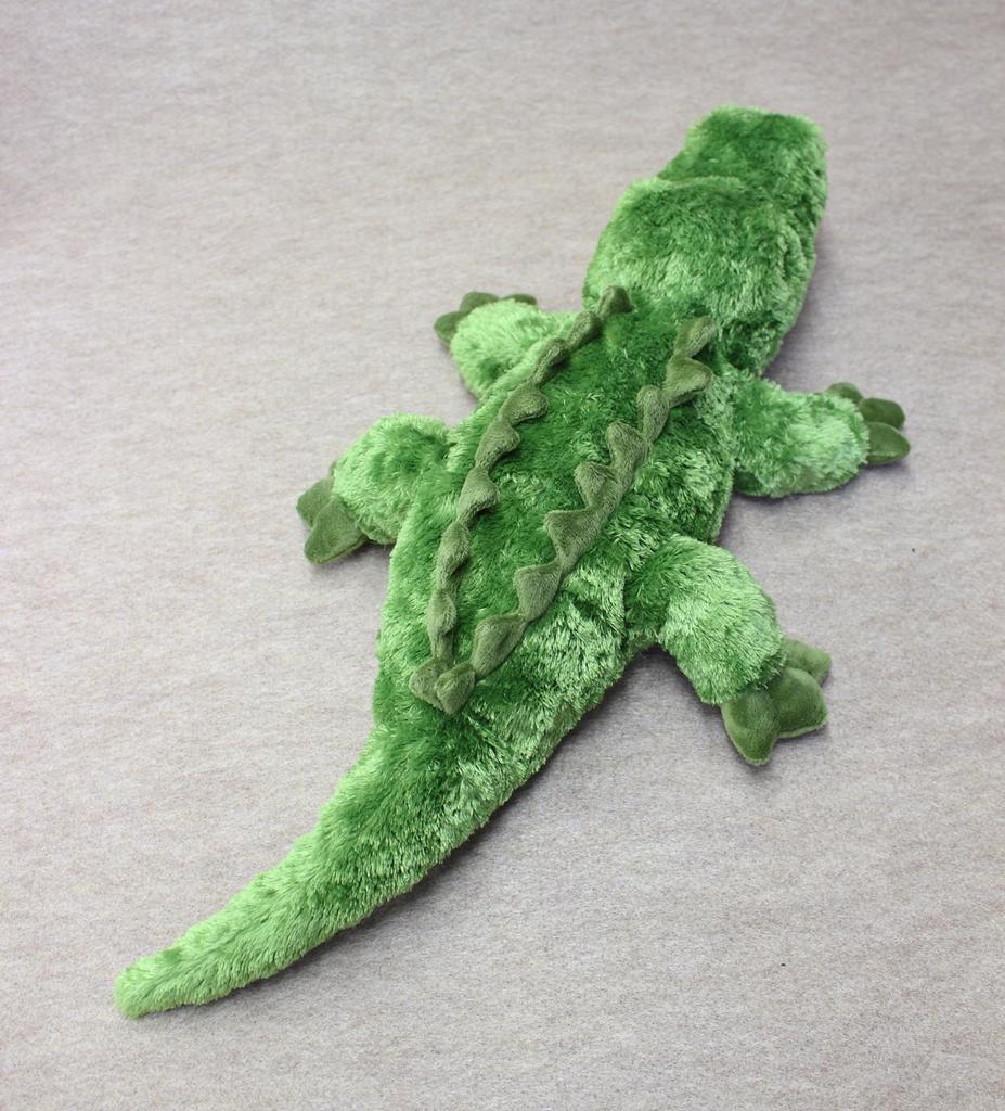 Fluffy Crocodile Large Green
