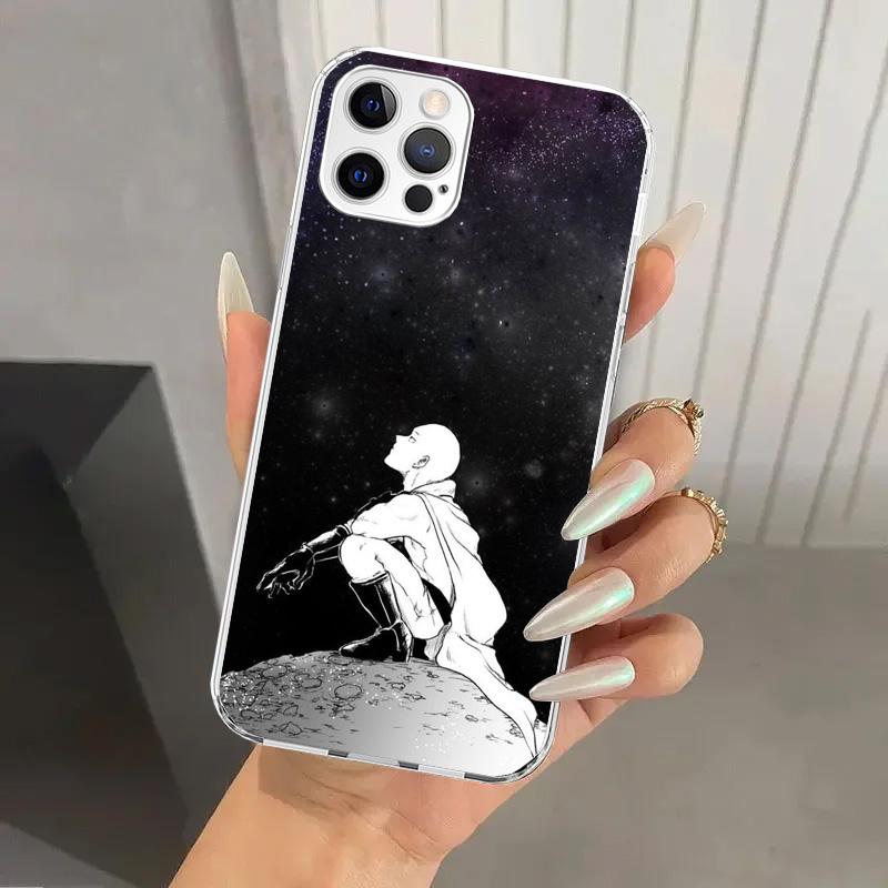 1 Punch Man Anime Phone Case for Iphone 17 Air 16 15 Plus 14 13 Mini 12 11 Pro Max 16E 7 8 SE 2020 Soft Funda Print Shell 17 Air