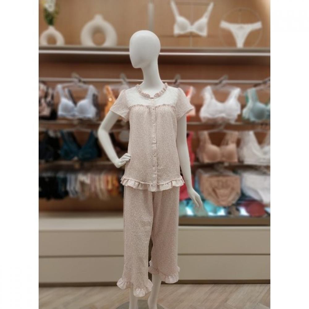 Barbara Women S Ruffled Floral Romantic Pajama wp4577S 95