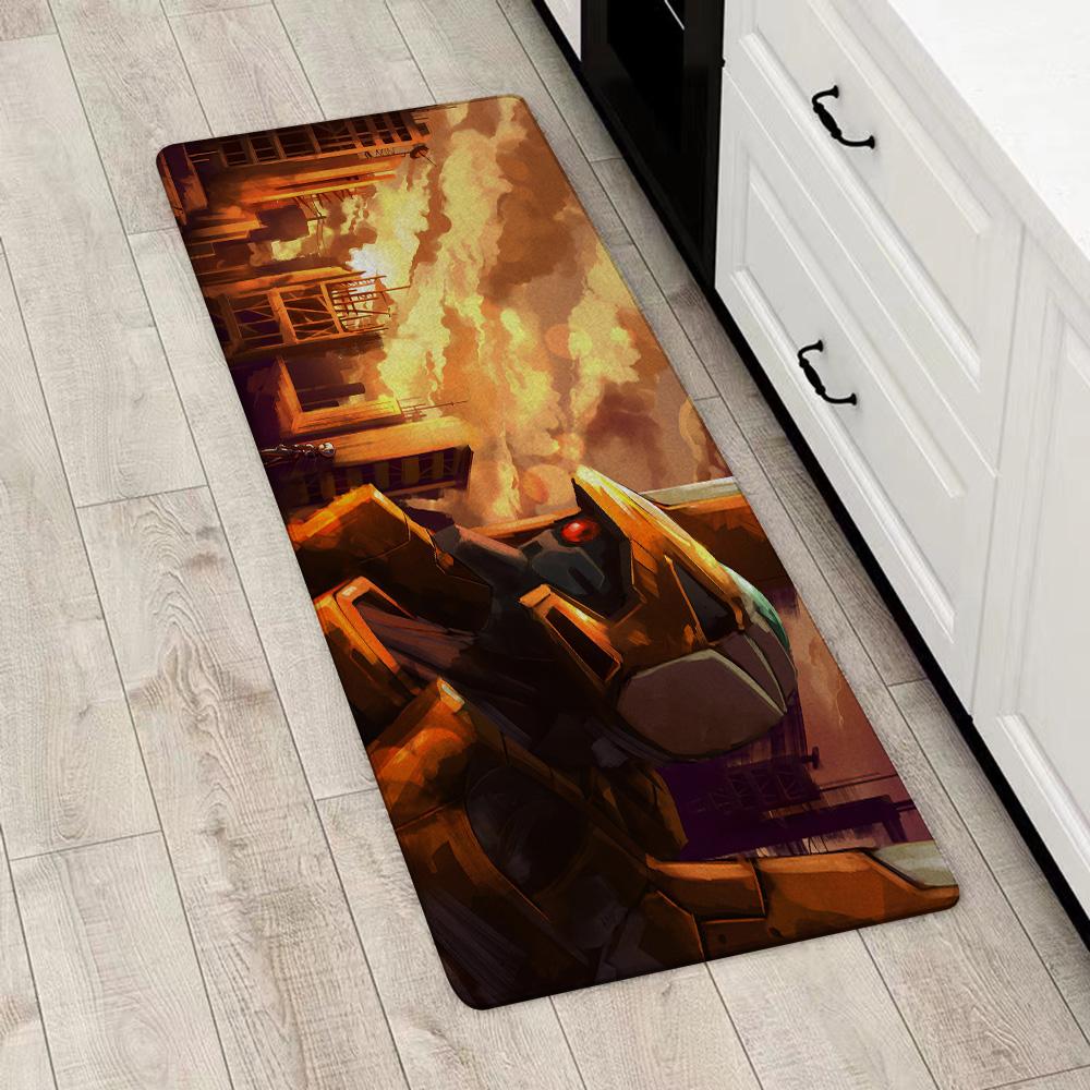 Entrance Front Door Doormat Game Evangelions Non-slip Kitchen Rug Living Room Rugs Balcony Bathroom Foot Mat Floor Mats Carpet