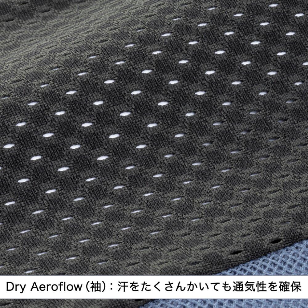 Mizuno Direct Store Exclusive Baseball Cooling T-Shirt, Unisex, 12JACT82 2XO, Vintage Indigo