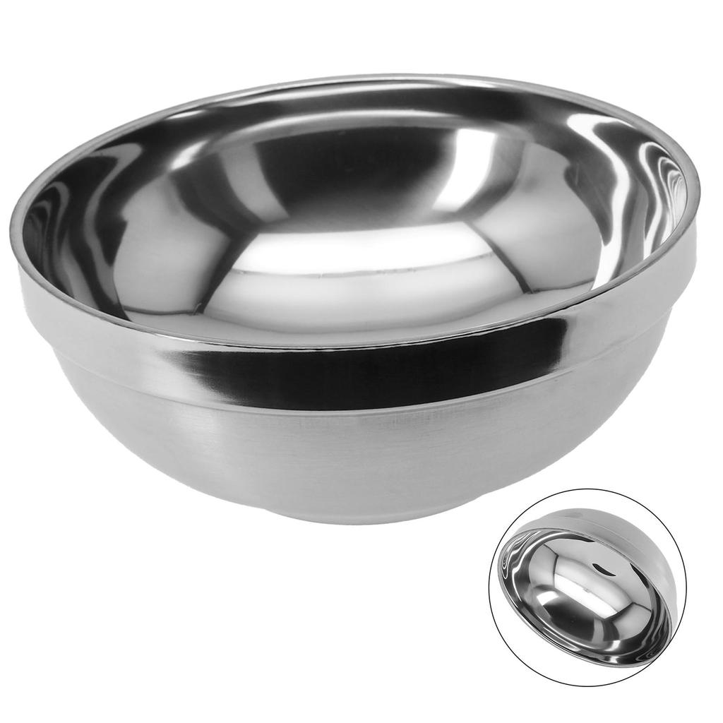 Bowl Home Insulation Mixing Bowls Noodle Replacement Silver