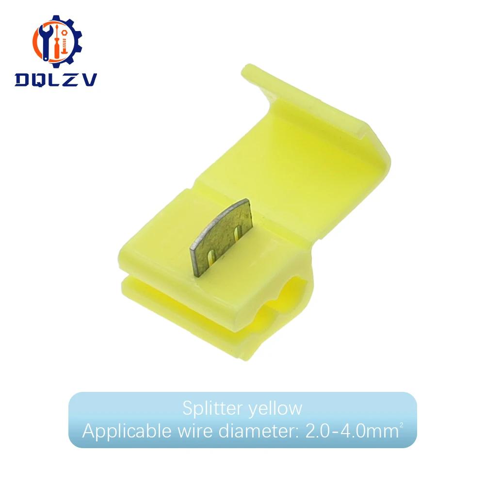 Wire Cable Connectors Scotch Lock Electric Quick Splice Terminals Crimp Non Destructive Without Breaking Line AWG 22-18