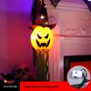 LED Pumpkin Lantern Wizard Hat Halloween String Lights: Spooky Atmosphere & Colored Ghost Festive Decor