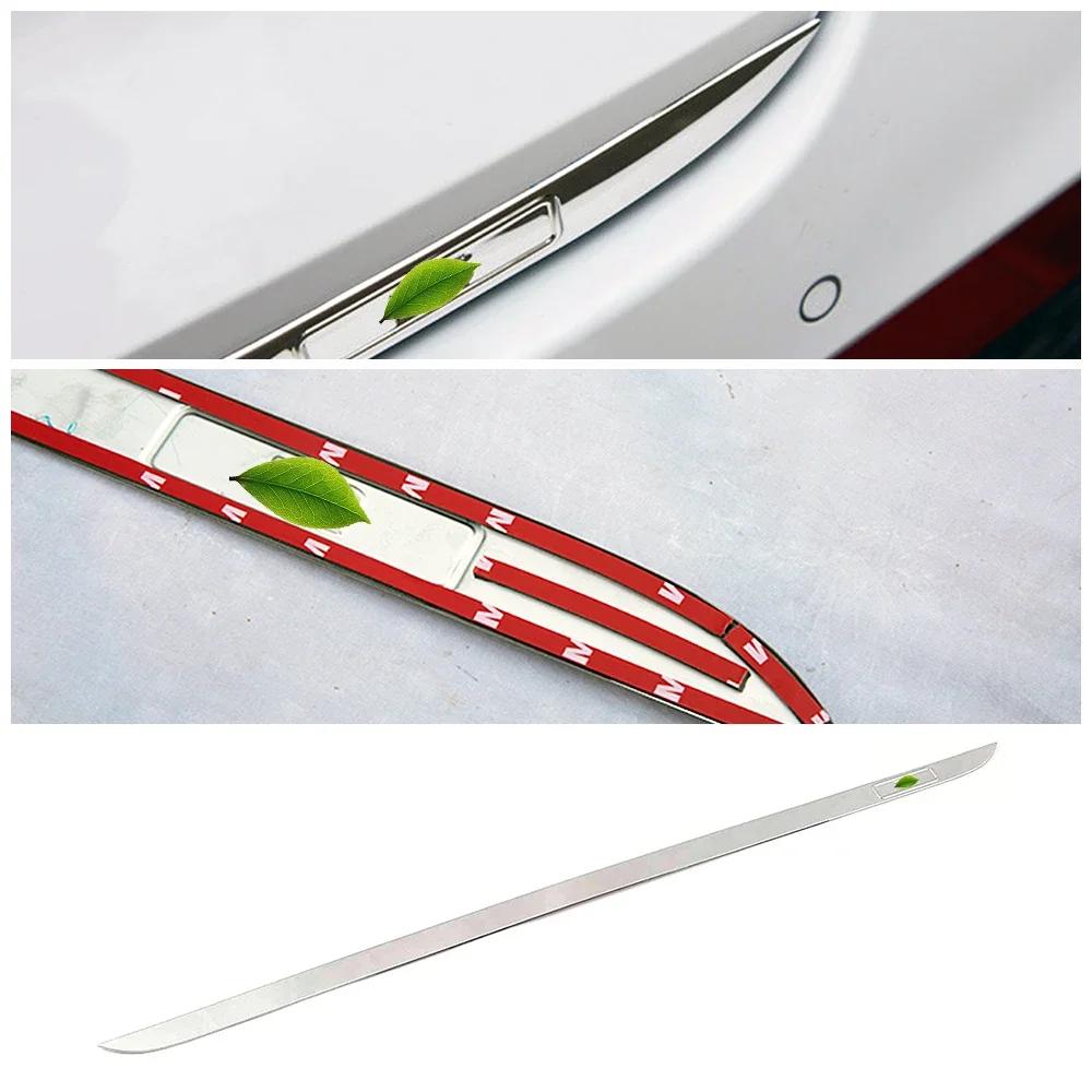 Pro MG ZS 2017-2019 Exteriérové příslušenství vozu Upravit Namontovat Zadní výklopný kryt víka zavazadlového prostoru Ochranná nálepka z nerezové oceli