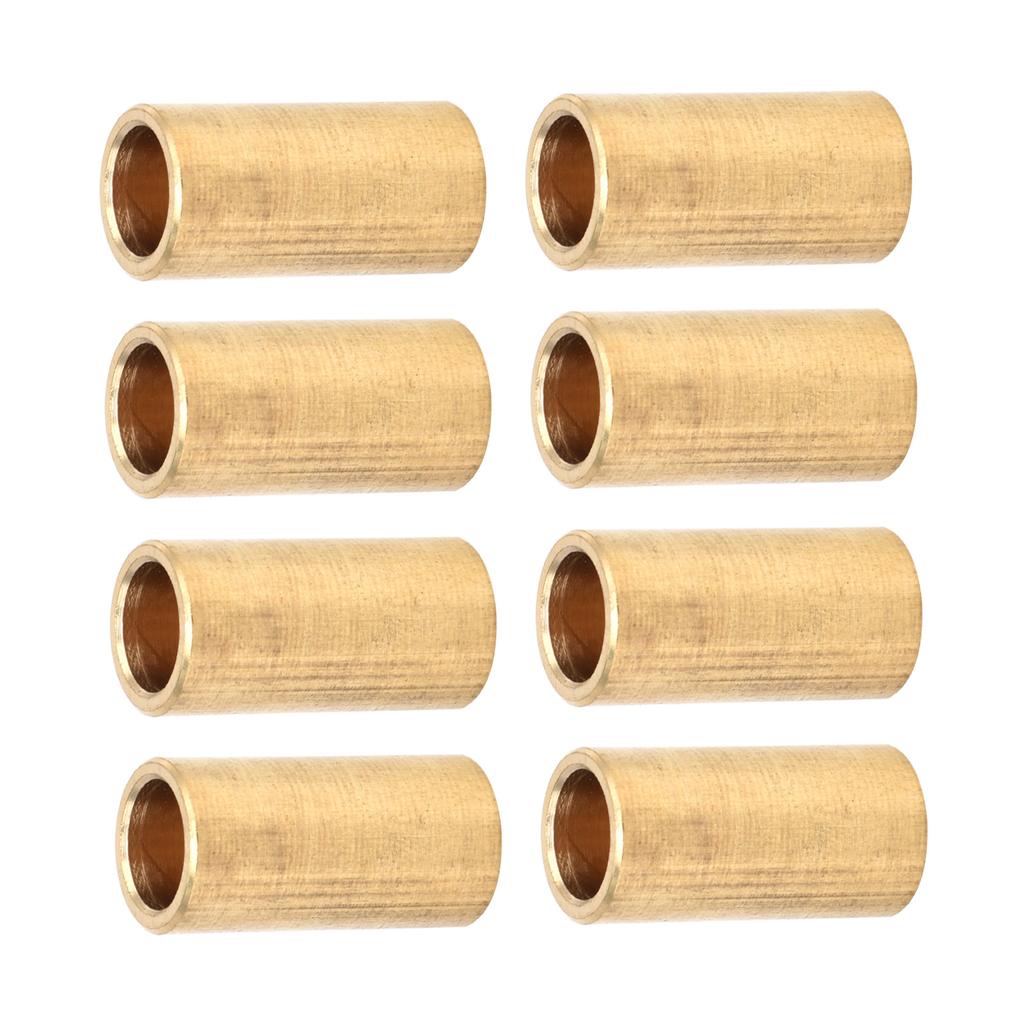 8 Pcs Bronze Bushing Good Load Capacity WearResisting Property Copper Sleeve for Electrical