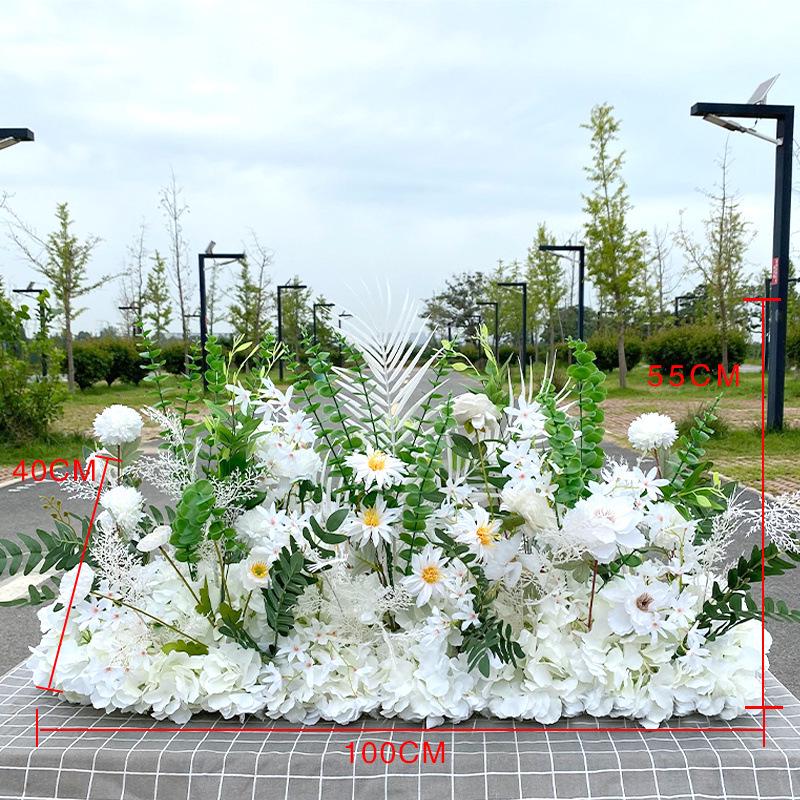 Large Artificial Wedding Flower Wall for Aisles and Hotels