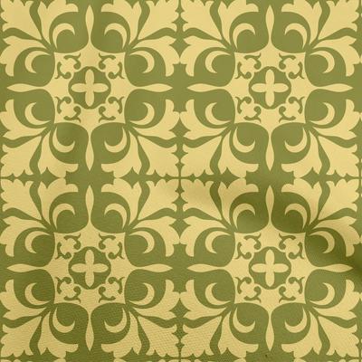 Katoen Flex Olijfgroen Stof Aziatische Blok Bloemen Quiltbenodigdheden Print Naaistof Per Meter 40 Inch