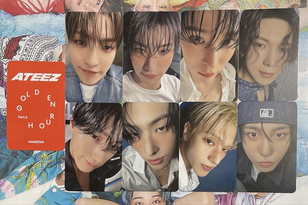 

[USED] ATEEZ GOLDEN HOUR 3 makestar complete