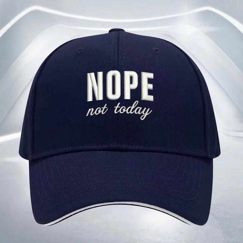 Nein, heute nicht Lustig Slogan Baseballkappe Verstellbar Polyester Lässig Outdoor Unisex Erwachsenen Hut