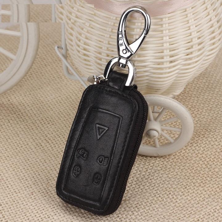 

Interior Mouldings Genuine Leather Car Remote Key Fob Shell Cover Case For Jaguar XK XF XJ8 XK8 XRR Skin Holder Protector 2007-2 чёрный