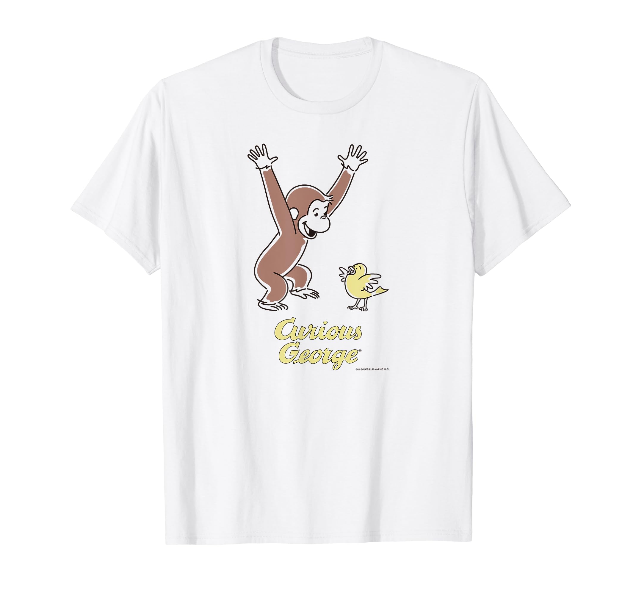 

Curious George WOW! T-shirt белый