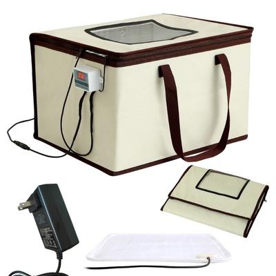 Folding Bread Proofing Box for Sourdough Temperature Controlled Dough Proofer with Digital Timer Electric Proofing Container