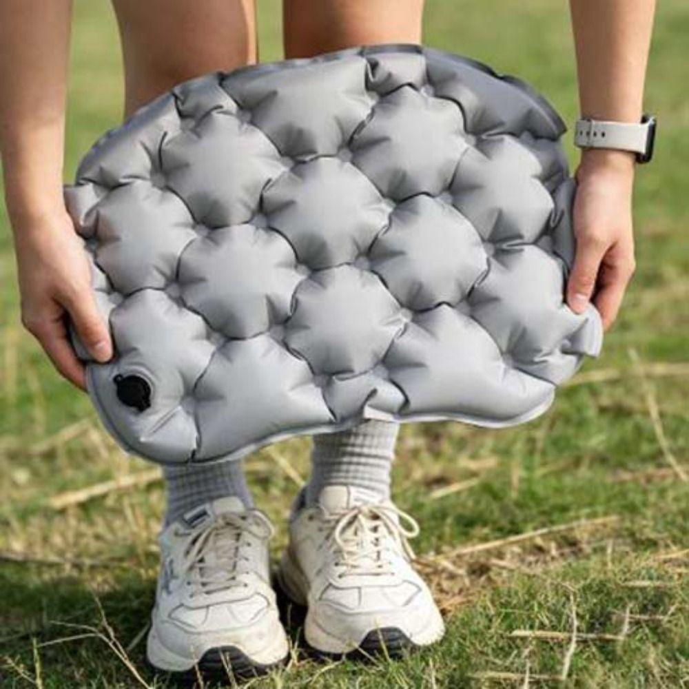 Waterproof Travel Chair Cushion Moisture-proof Camping Chair Pad Inflatable Seat Cushion  Camping
