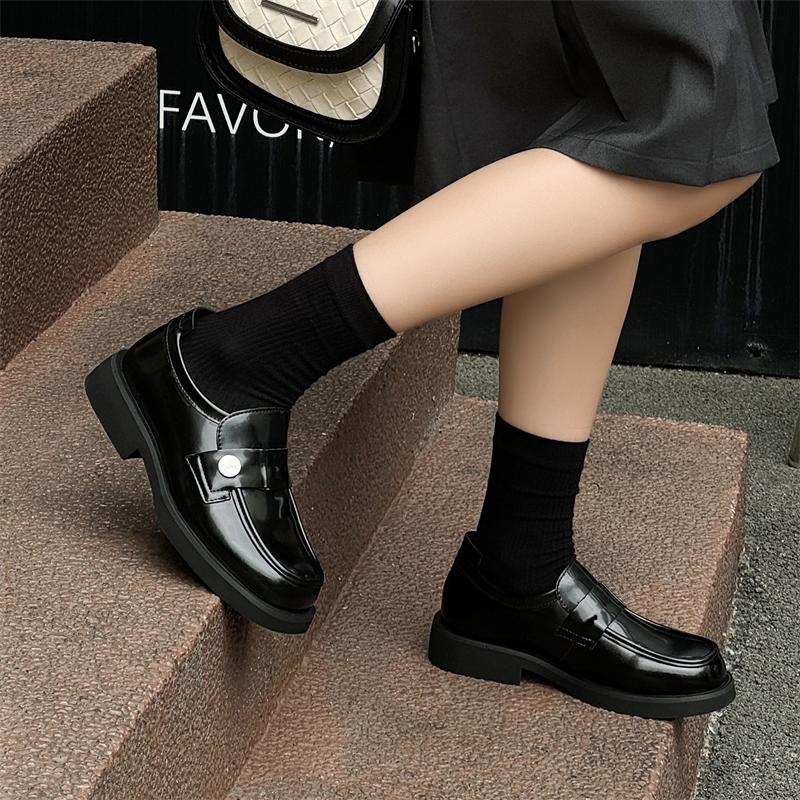 Fashion Couple's Thick Soled Loafers Trendy and Versatile Design Styles Outdoor Leisure Fashion Party Daily Handsome Young Man Shoes