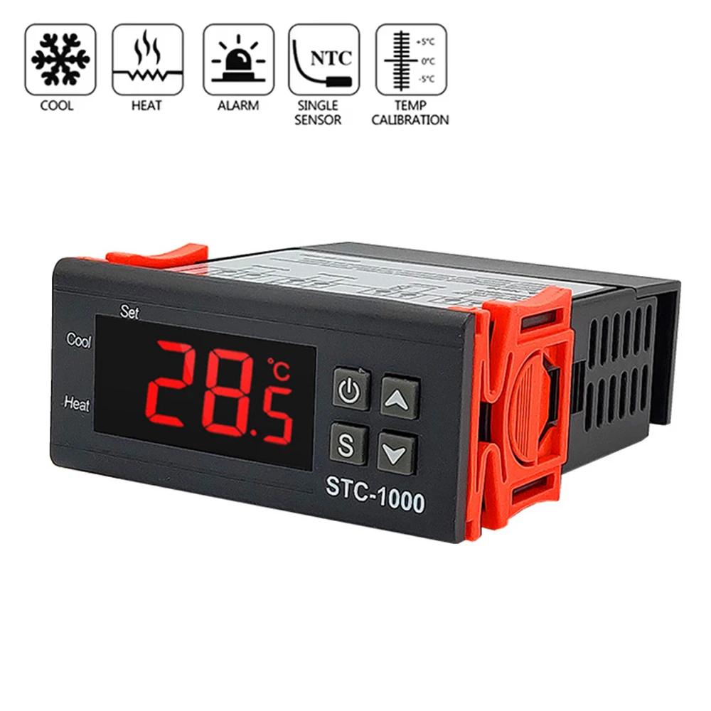 Stc-1000 Intelligenter Temperaturregler LED Digitales Thermostat Thermoregulator Inkubator Relais Heizung und Kühlung 12 V 220V