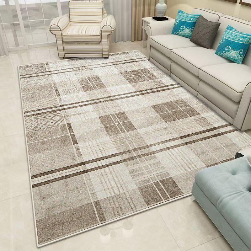 Nordic Geometric CARPET Customizable FOR LIVE ROOM Luxury Home Decoration Bedroom Rugs Washable Antiskid Floor Mats Bedside