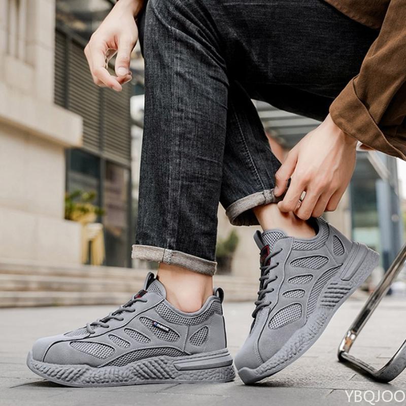 Fashion Summer New Breathable Hollow Out Men's Shoes Men's Anti Slip Soft Sole Sports Simple Comfortable Casual Shoes