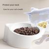 Pet Cat Food and Water Bowl Set Elevated Anti-Splash Pet Feeding Bowl for Cats and Dogs