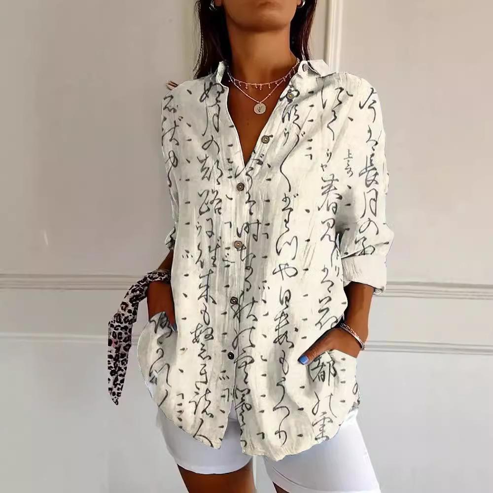 New Women's Long Shirt Women's Source Women's Casual Shirt, Long Shoulder Sleeves