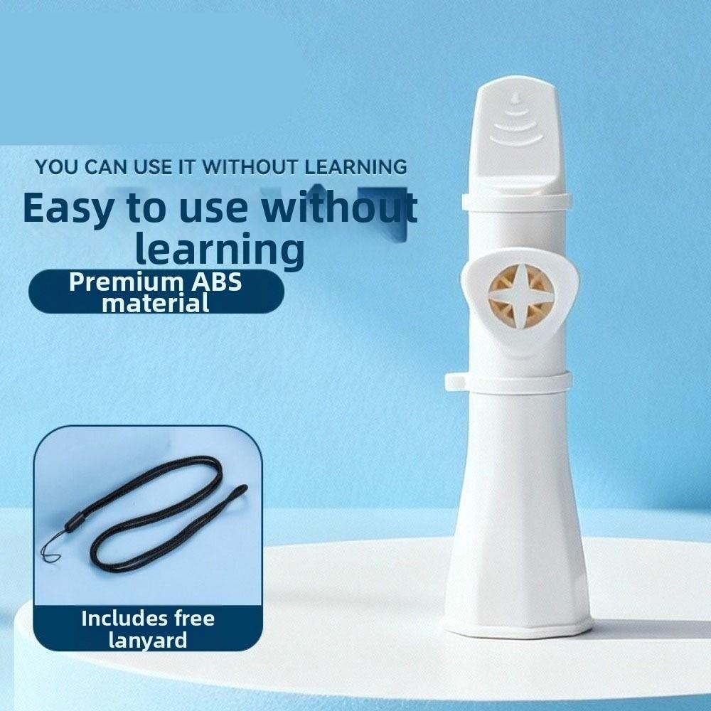 Reusable Kazoo Instrument with Lanyard Musical Whistle Toy Portable Kazoo Flute  Music Gift