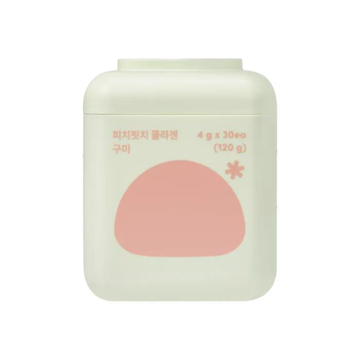 Peach Juice Jelly Peach Peach Collagen Gummy (30 Gummies/fish Collagen)