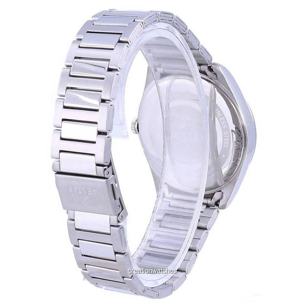 Westar Champagne Dial Stainless Steel Quartz 50213 STN 102 Men's Watch